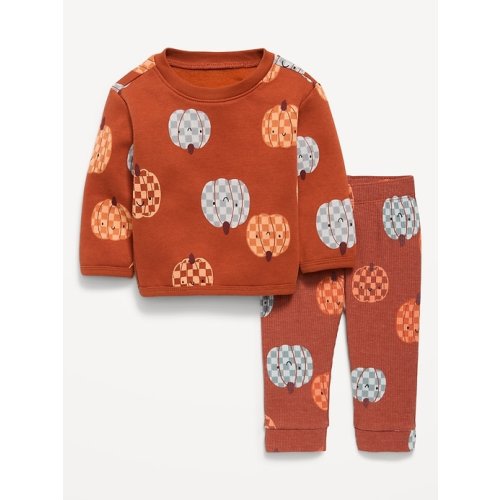 Printed Sweatshirt and Sweatpants Set for Baby