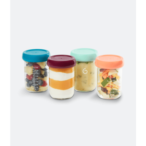 Glass Babybols Food Storage Container Set