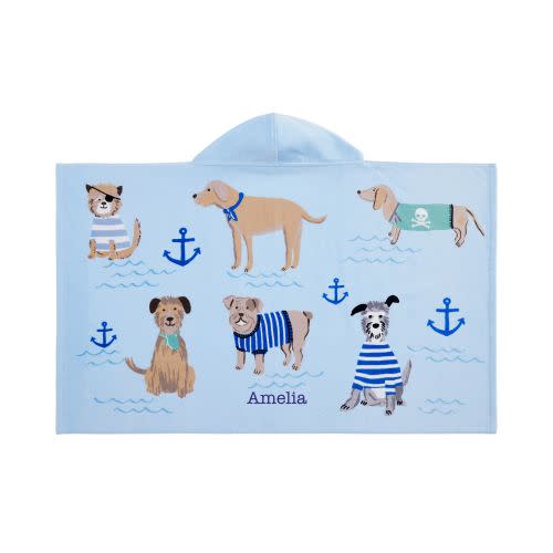 Salty Dog Beach Hooded Towel