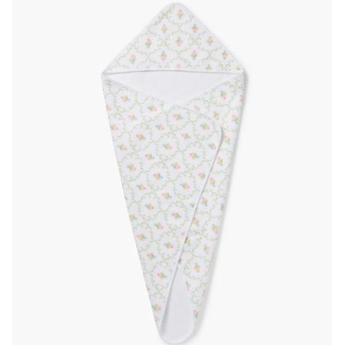 Hooded Towel - Pastel Trellis – Hill House Home