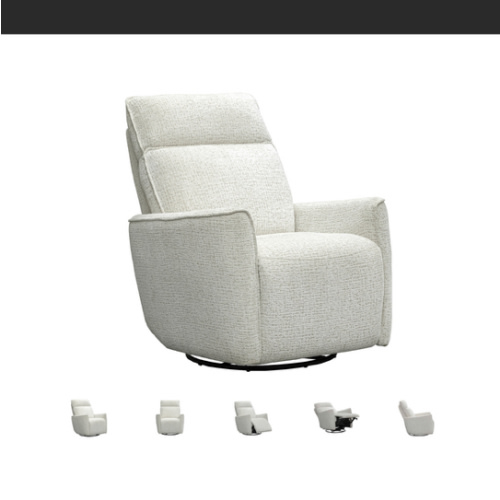 Riley Power Recliner & Swivel Glider Chair w/ Power Headrest