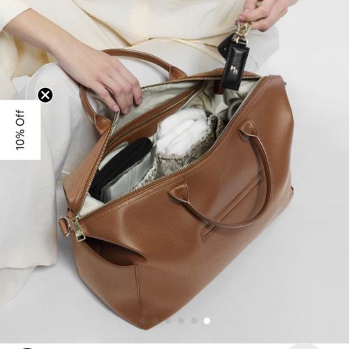 Emmy Vegan Full diaper bag