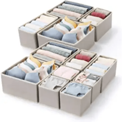 MONINXS Clothes Drawer Organizers