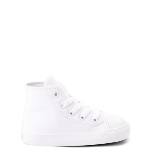 Converse Chuck Taylor All Star High-Top Sneaker - Baby / Toddler - White Monochrome