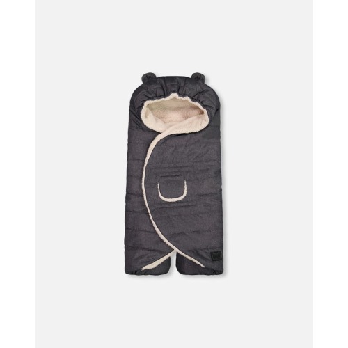 Baby Baby Unisex Snuggly Wrap Textured Gray For Car Seat And Stroller, 0-6M, Printed Texture