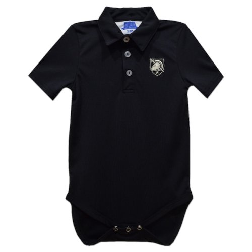Army Black Knights Vive La Fete Infant Polo Bodysuit - Black
