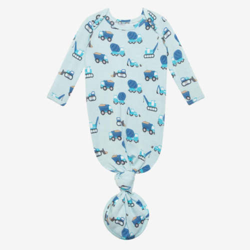 Posh Peanut Construction Cars Knotted Gown