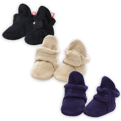 Zutano Unisex Fleece Baby Booties, 3 Months