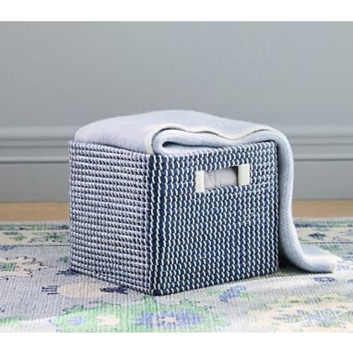 Cameron Woven Utility Bin, Navy