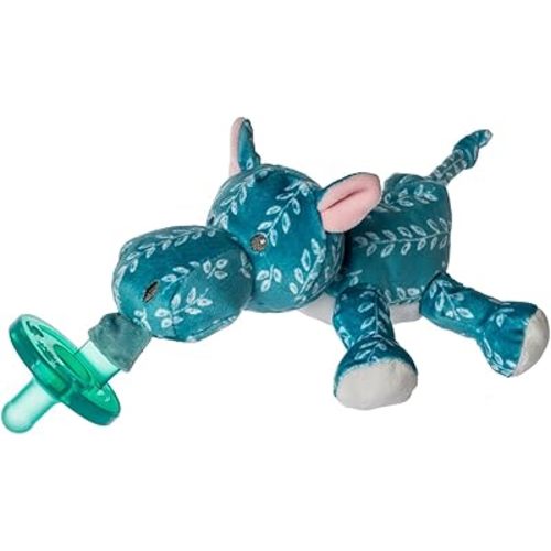 Mary Meyer WubbaNub Infant Pacifier, 6-Inches, Jewel Hippo