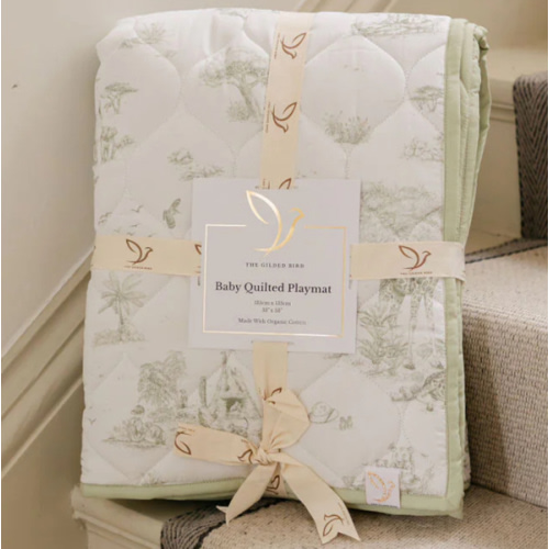Safari Toile Quilted Playmat