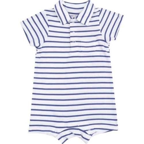 Polo Shortie, Stripe Vintage Navy - Angel Dear | Maisonette