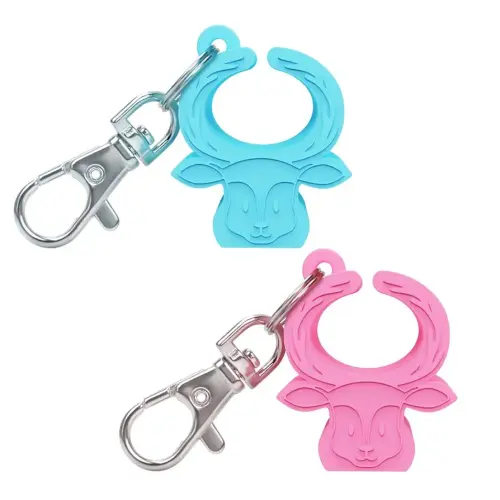 MORLIKE LIVING Silicone Buckle Release Tool, Unbuckle Assistant, Easy Buckle Release Aid for Parents and Caregivers to Unbuckle (Mint-Pink)