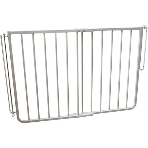 Cardinal Gates SS30 Stairway Special Baby Gate for Stairs - Adjustable Indoor Dog Gate - Aluminum Metal Safety Gate for Kids & Pets - 27 to 42.5 Inches Wide - White - USA Based Company