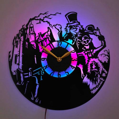 Haunted Mansion Clock, Haunted Mansion Gift, Haunted Mansion Decor