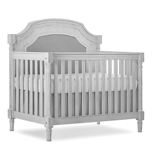Evolur Julienne 5 in 1 Convertible Crib, Antique Grey Mist 55.5x31. Inch (Pack of 1)