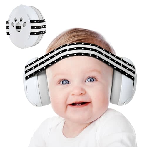Yoofoss Baby Ear Muffs Noise Protection for Infant and Babies Up to 36 Months - Noise Cancelling Headphones for Ear Protection, Sleep, Travel