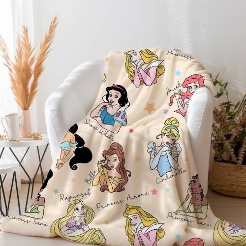 Disney Princesses Blanket, disney gift, disney bedding, gift for kids, gift for baby, gift for daughter, gift for sibling