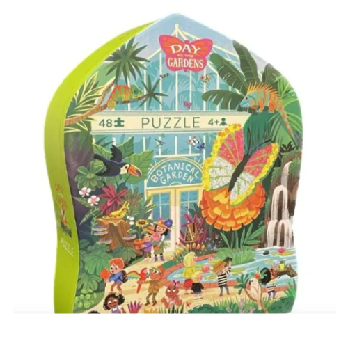 Crocodile Creek Botanical Garden Puzzle 48-Piece | Teaching Aids To Go