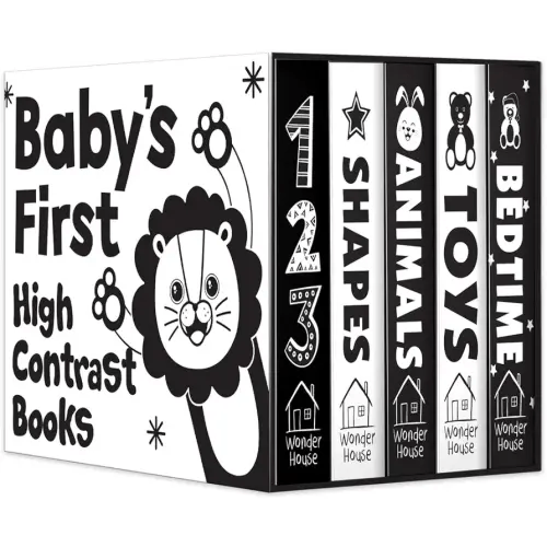 Baby’s First High-Contrast Books: Boxed Set (High Contrast Board Books)