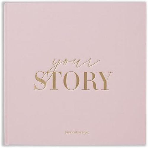 Baby Girl Baby Book - Pink Baby Memory Book - Babies Record Book & Photo Album - New Mom Gift for Newborn Baby Girl or Boy, Great For Girl Baby Showers (Pink)