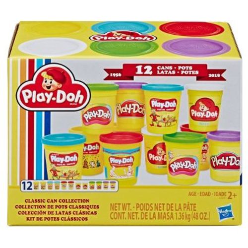 Play-doh Retro Classic Can Collection 12pk