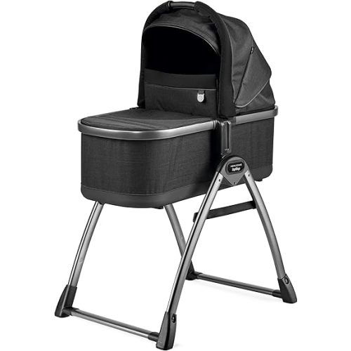 Peg Perego Bassinet with Home Stand for Ypsi-Veloce-Vivace, Onyx (Black)