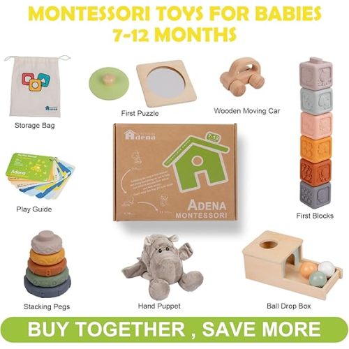 Adena Montessori play kit - 7 to 12 Months