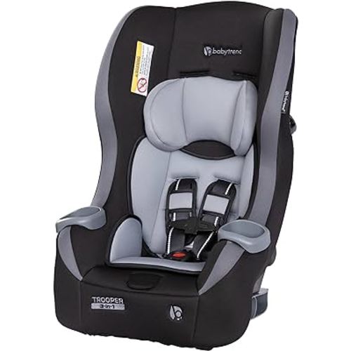 Baby Trend Trooper 3-in-1 Convertible Car Seat, Dash Black