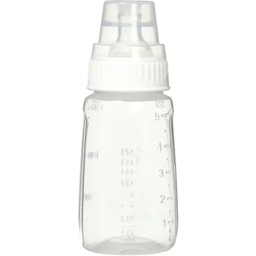 NUK Gerber First Essentials Clear View Silicone Bottle, Slow Flow, 5 oz