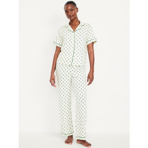 Sunday Sleep Knit Jersey Pant Set | Old Navy