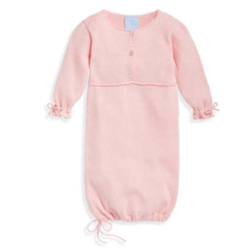 Mercerized Pima Baby Gown- pink – Cheeky Baby Boutique Rome