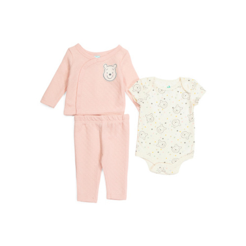 Newborn Girls 3pc Winnie The Pooh Cardigan Set | Baby | Marshalls