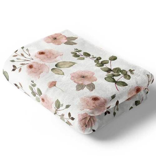 Millies Dusty Rose Garden Blanket