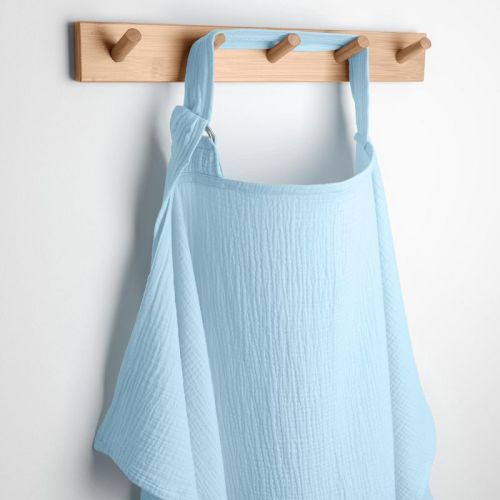 Muslin Nursing Cover for Baby Breastfeeding, Soft & Breathable Breastfeeding Cover for Mom by Comfy Cubs - Sage