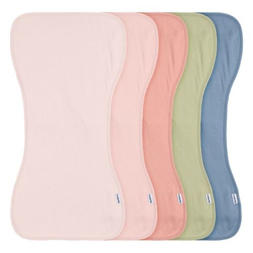 Gerber Baby Neutral Burp Cloths - Pink Blue - One Size Fits Most - 5-Pack