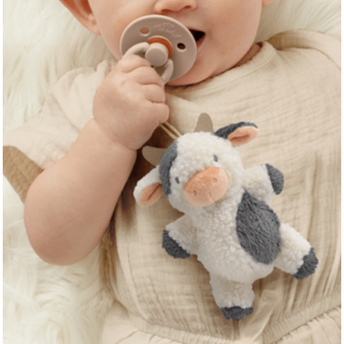 Natural Rubber Paci Pal Cow – Baby Maven Boutique