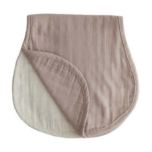 Organic Cotton Muslin Burp Cloth 2-Pack natural/fog