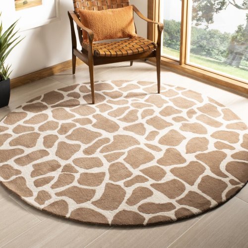 Soho Hand Tufted Wool Animal Print Rug