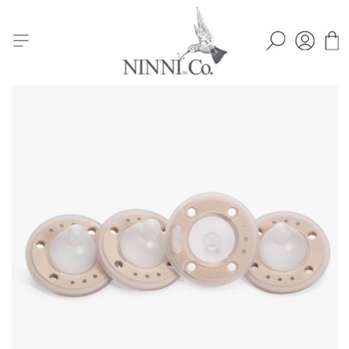 Ninni Pacifier Oatmeal 4 Pack