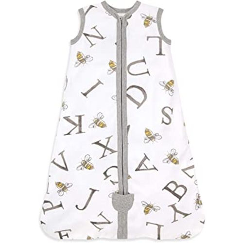 Burt's Bees Baby Unisex-Baby Beekeeper Wearable Blanket, 100% Organic Cotton, Swaddle Transition Sleeping Bag
