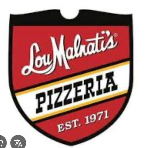 2 Lou Malnati’s Pizzas and blue onesie