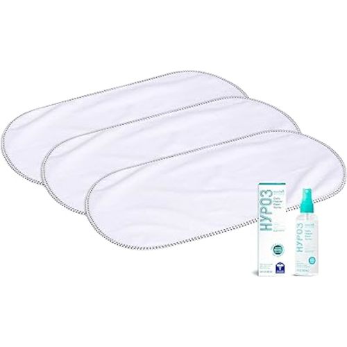 Munchkin® Waterproof Changing Pad Liners, 3pk and HYP03™ Daily Diaper Rash Spray with Hypochlorous