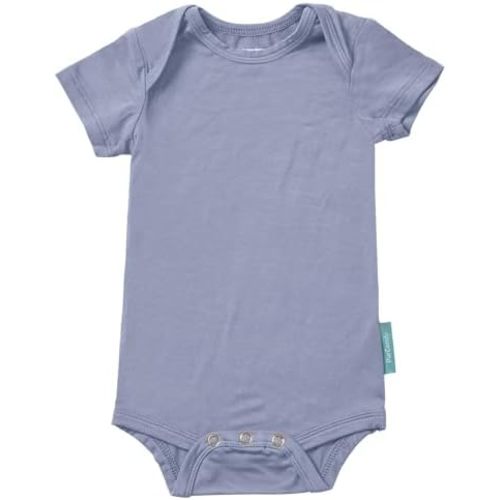 Supersoft Short Sleeve Baby Bodysuits, Premium Bamboo Rayon Bodysuit Unisex Boy Girl