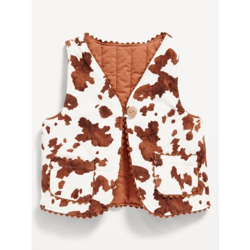 Printed Corduroy Vest for Baby | Old Navy