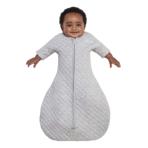HALO Easy Transition SleepSack Wearable Blanket,100% Cotton, Gray Heather, Medium