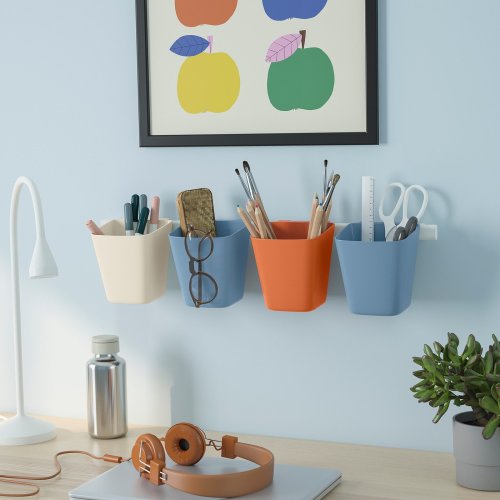 SUNNERSTA Container - blue-gray 4 3/4x4 3/8 "