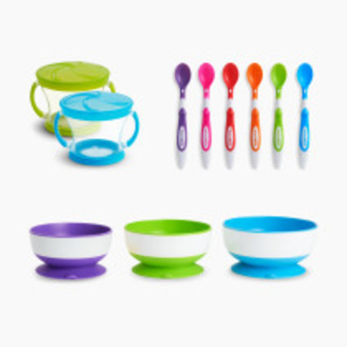 Munchkin Complete Solid Feeding Bundle - Assorted - Colors May Vary