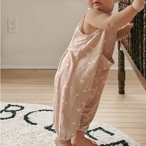 Pocket Romper - Sweetheart