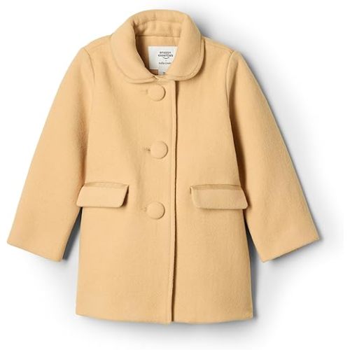 Amazon Essentials x Sofia Grainge Toddlers and Baby Girls' Wool Blend Coat
